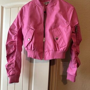 Fashion Nova Pink Bomber Jacket